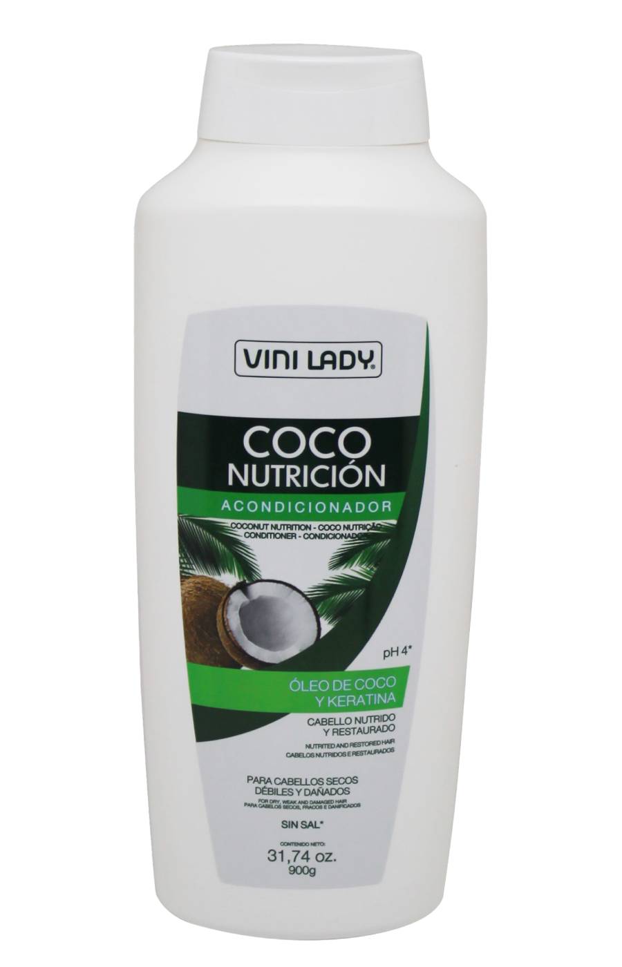 7897984718013 ACOND. VINI LADY 900 ML. COCO NUTRICION (10457)