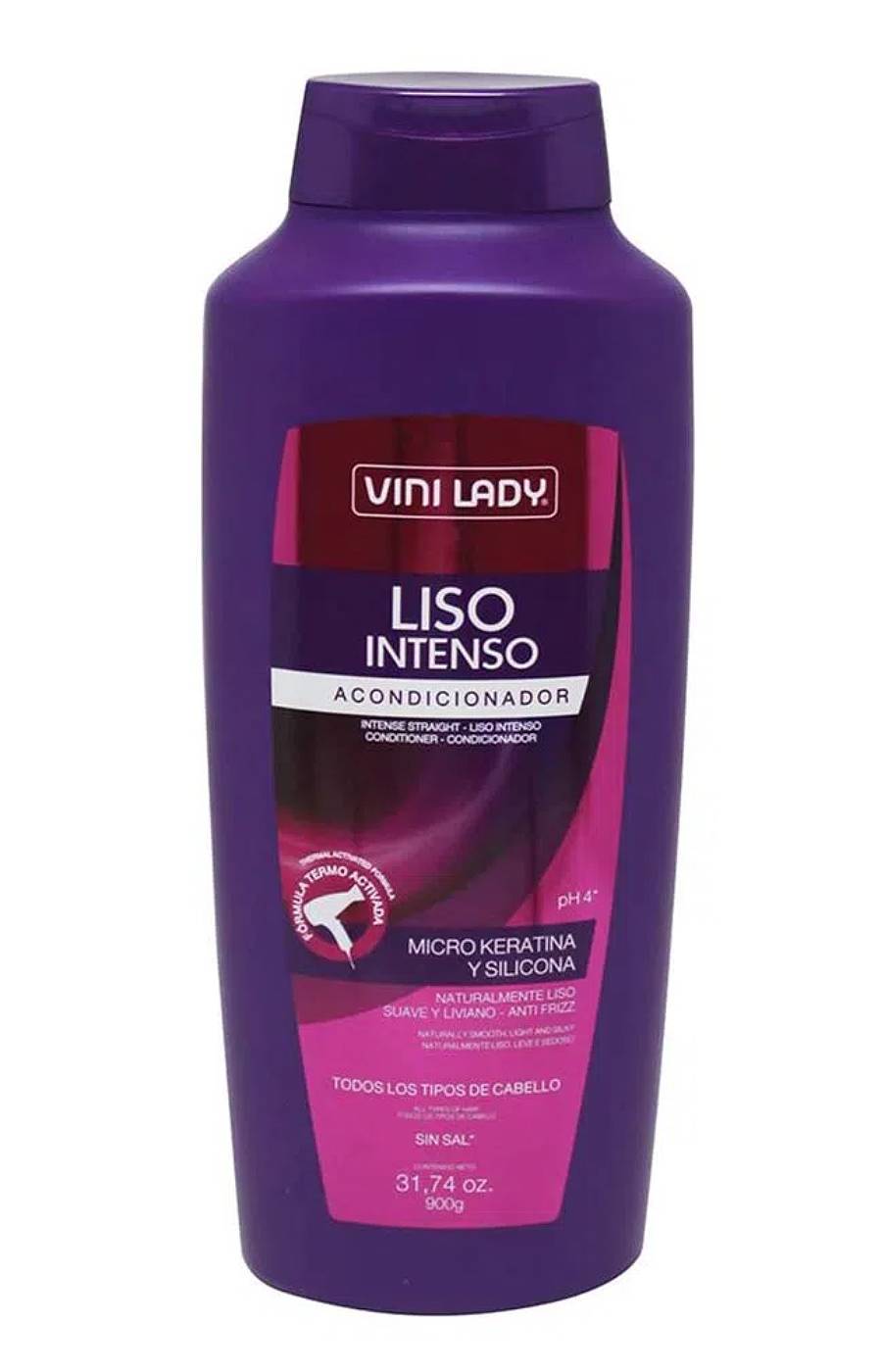 7897984718020 ACOND. VINI LADY 900 ML. LISO INTENSO (10459)