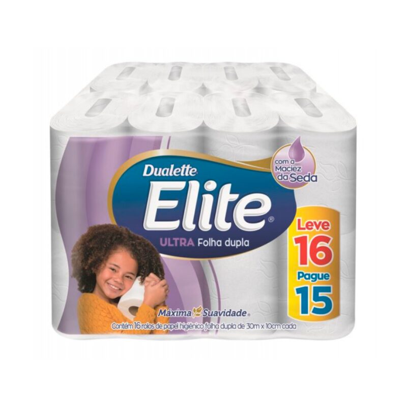7898327431286 PAPEL HIGIENICO ELITE ULTRA DOBLE HOJA PR. 16 X 15 UN. 30 M.