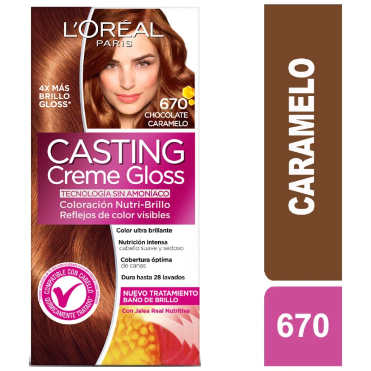 COL. L´OREAL CASTING CR.GLOSS CHOCOLATE CARAMELO (6.7)(H1741723)