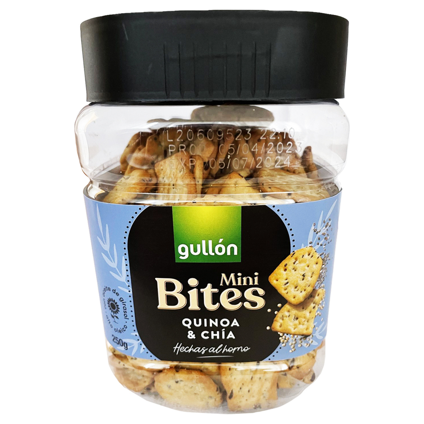 8410376051940 BOCADITO COPETIN GUILLON CRACKERS 250 GRS. QUINOA Y CHIA