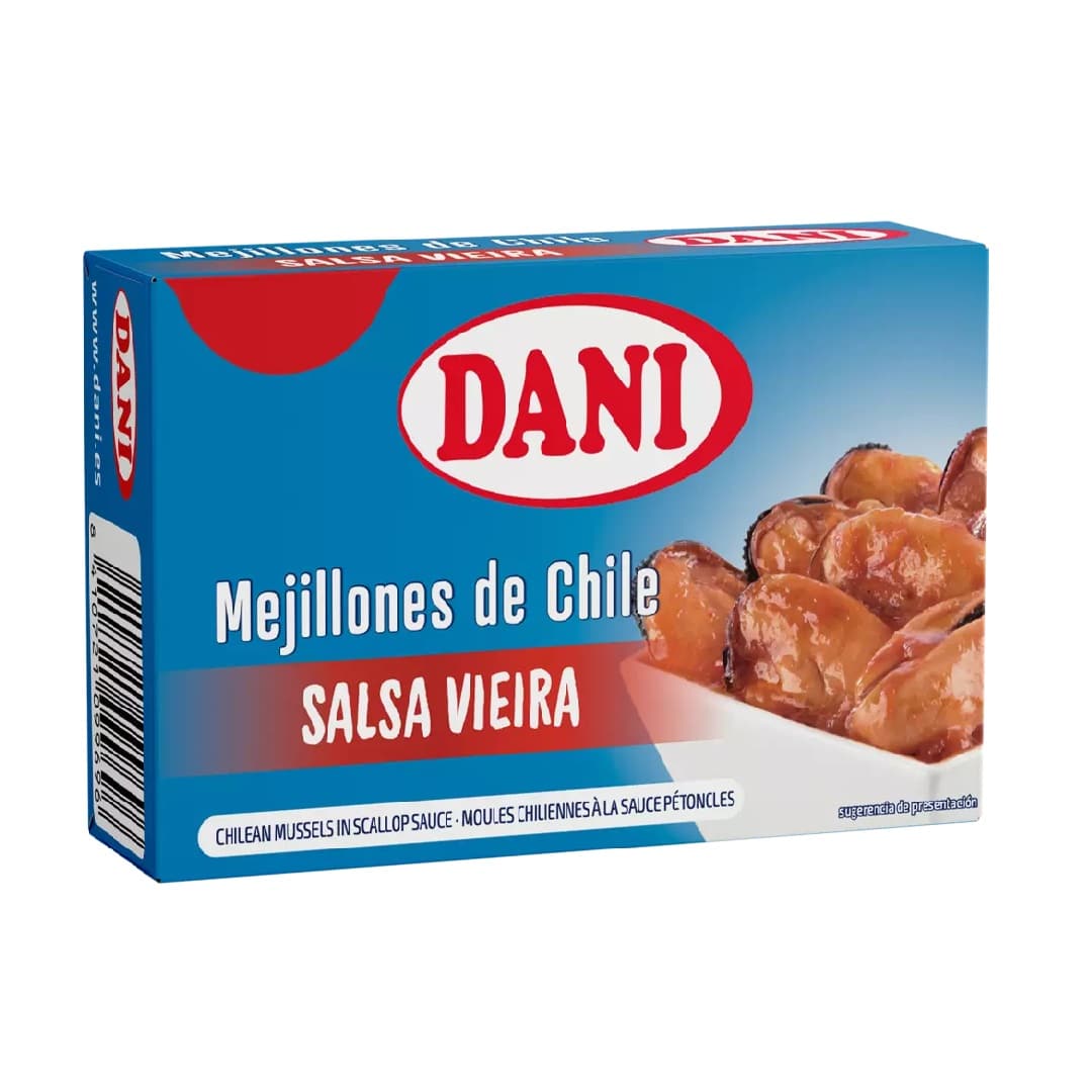 8410721099696 MEJILLONES E/SALSA VIEIRA DANI 110/100 GRS. LATA (201438)