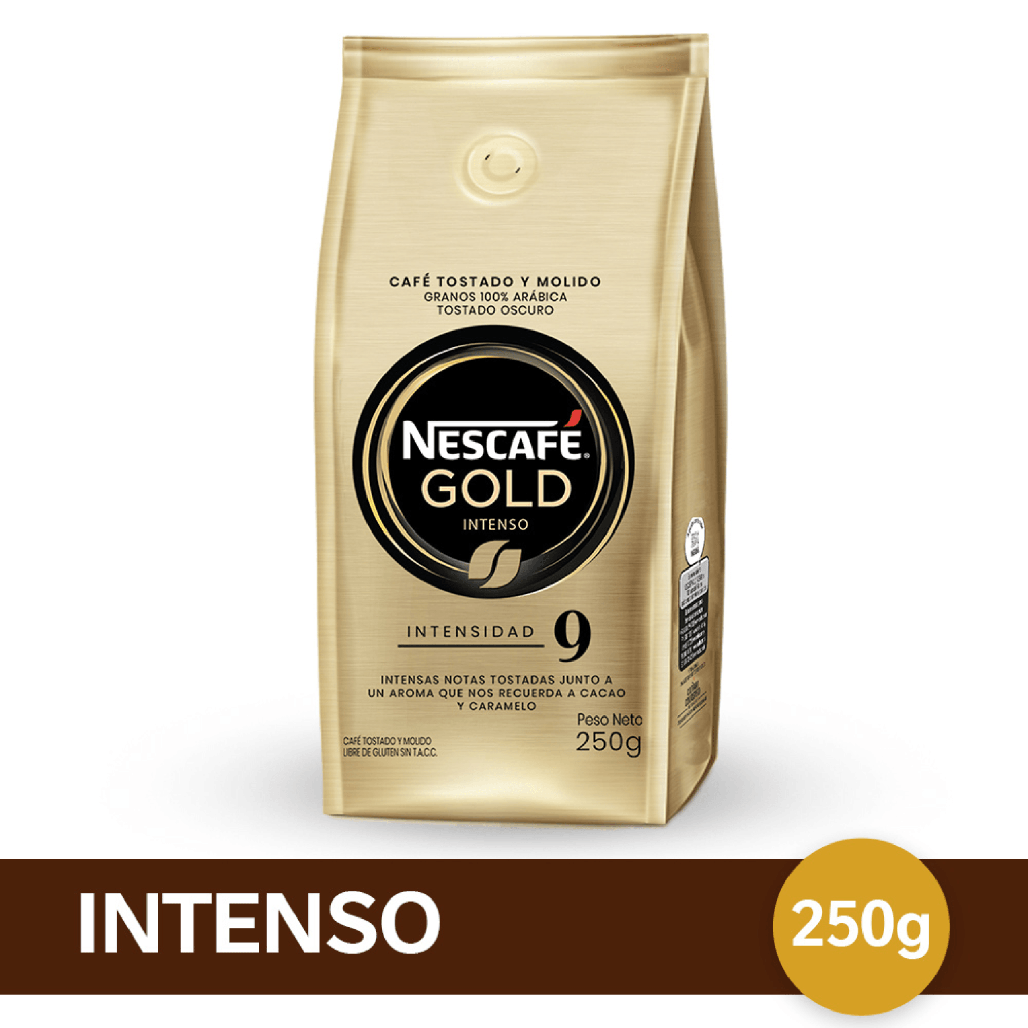 CAFE NESCAFE GOLD MOLIDO INTENSO 250 GRS. PTE. (12511158)