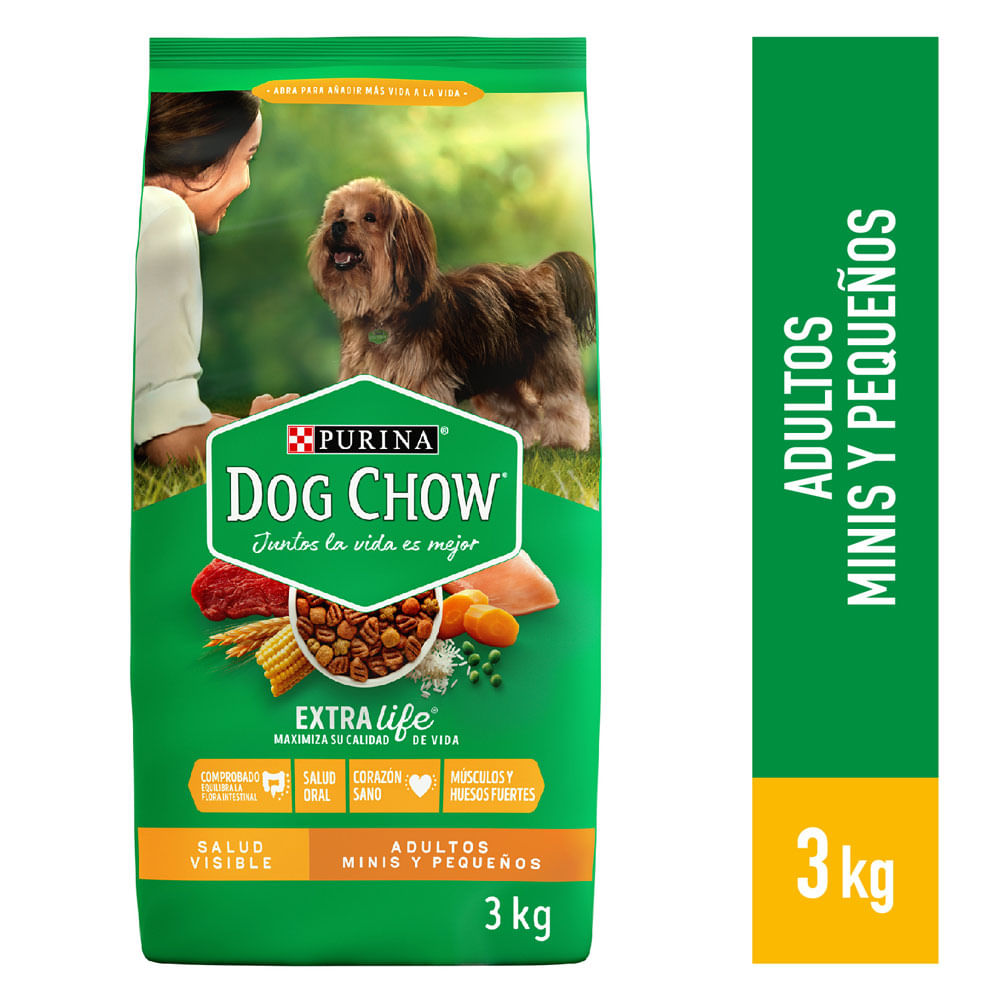 8445290595492 ALIM. P/MASCOTAS DOG CHOW ADULTO RAZA PEQ. 3 KG. (9659)