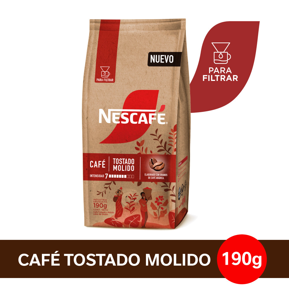 8445291583719 CAFE NESCAFE TOSTADO MOLIDO PURO 190 GRS.