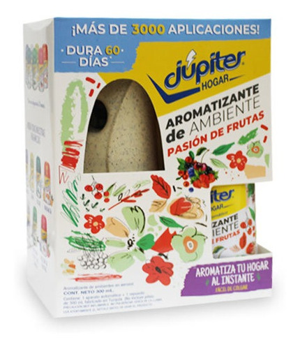 8688621215168 AROMATIZANTE AMB. JUPITER APARATO+REP. 300 ML. P. DE FRUTAS