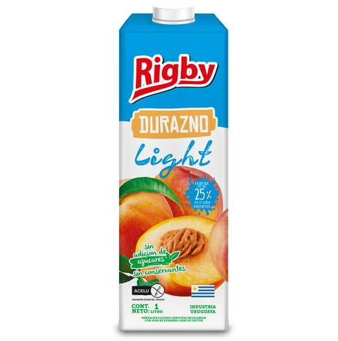 JUGO RIGBY LIGHT 1 LT. DURAZNO (6708)