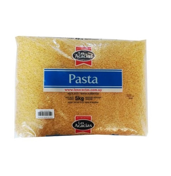 FIDEOS LAS ACACIAS NATURAL 5 KG. LETRITAS (12422)