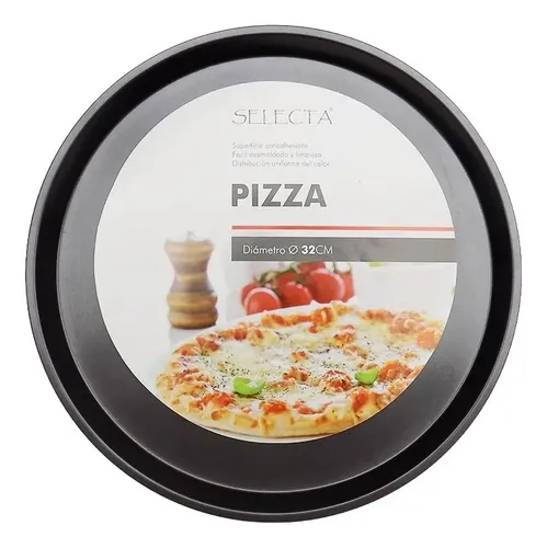 ASADERA ALUM. P/PIZZA GRIS ANTIADH. SELECTA D32XH1 CM.