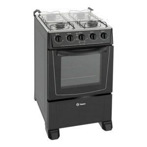 COCINA THOMPSON CTH1000 SUPER GAS 4 HORNALLAS NEGRA