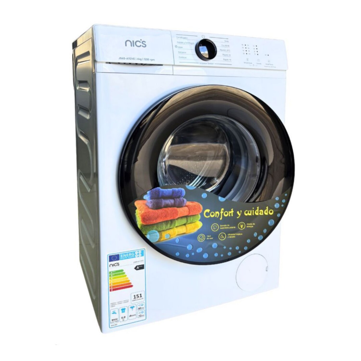 104830 LAVARROPA NICS XQB60-S01 6 KG C/SUPERIOR