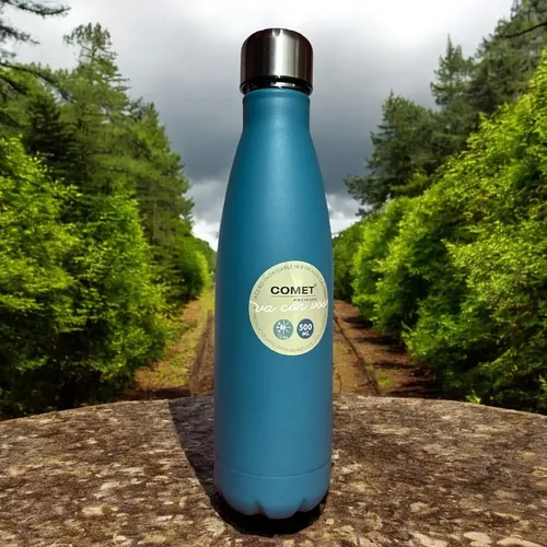 105106 BOTELLA DEPORTIVA AC. INOX COMET 500 ML. AZUL (SL50YEA)