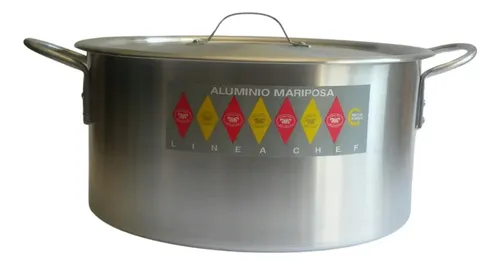 105336 CACEROLA ALUM. REF. ASA ALUMINIO 22 CMS. 4 LTS. (0552)