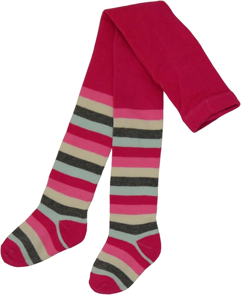 105581 MEDIAS INFANTIL ABRIGO DIS. CORAZONES COLOR (EC342)
