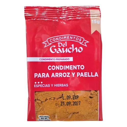 107354 JENGIBRE EN POLVO DEL GAUCHO 100 GRS. SACHET (GEN100)