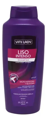 107942 SHAMPOO VINI LADY 900 ML. LISO INTENSO (10463)