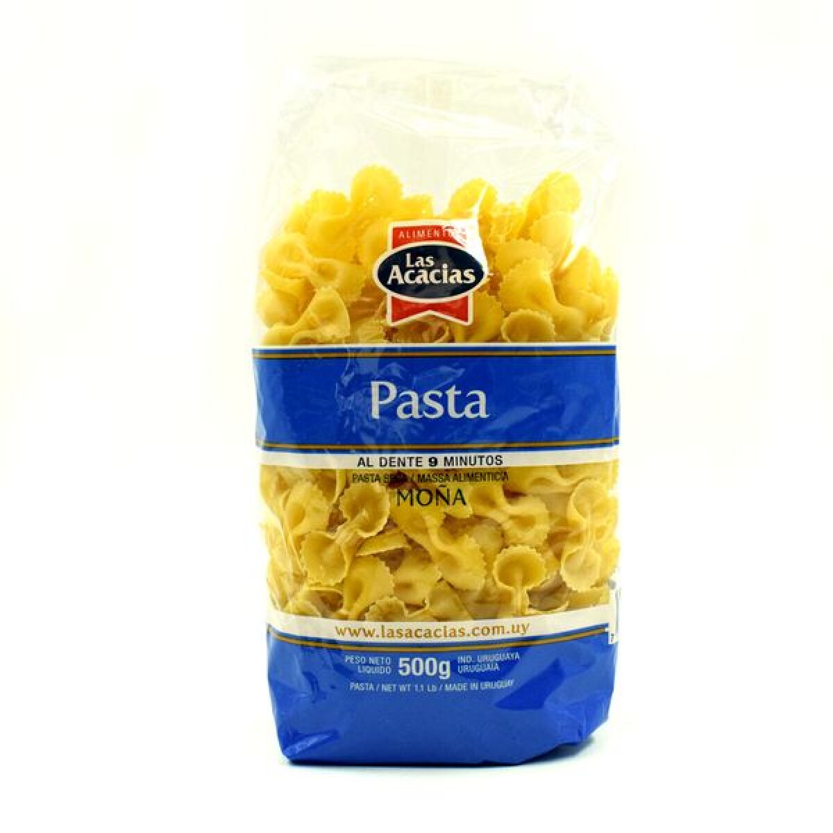 108072 FIDEOS LAS ACACIAS NATURAL 400 GRS. MOÑA (220008)