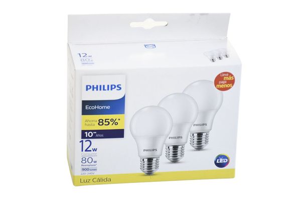 108261 LAMPARA PILA LEDBULB CALIDA 12 W E27