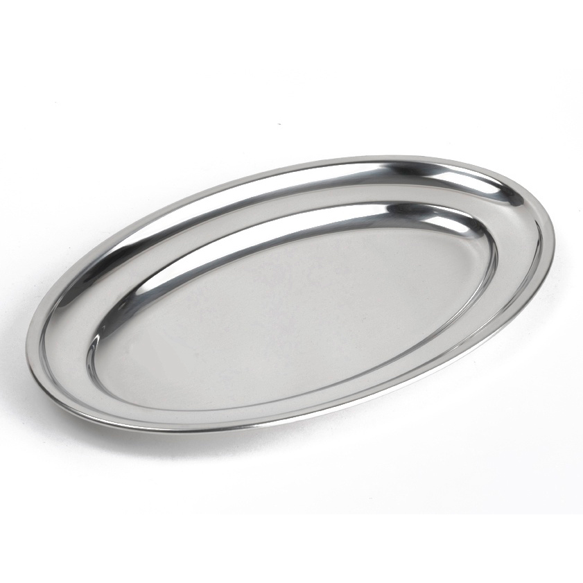 FUENTE AC. INOX. PALERMO OVAL 30 CM. (AC15)
