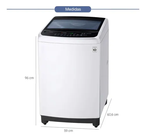 LAVARROPA LG WT13WSBP - 13 KG. C/SUPERIOR BCO.