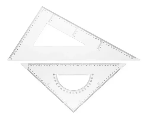 111674 JUEGO DE ESCUADRAS 35 CM. X 2 UN. (1235-1)