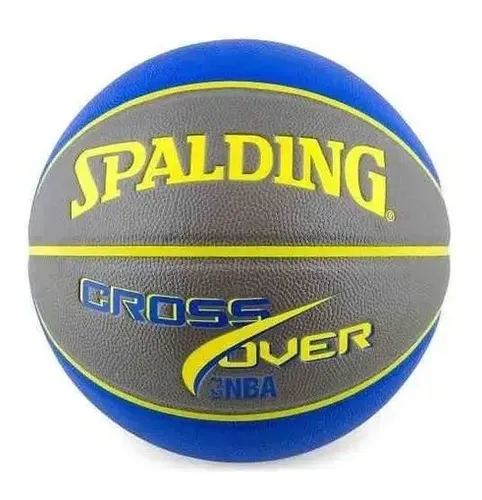 PELOTA BASKET SPALDING CROSSOVER AZUL/GRIS Nº7