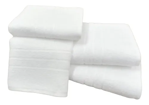 113455 TOALLA TEKA ROMA BAÑO 400 GRS. 70 X 135 CM. BLANCA
