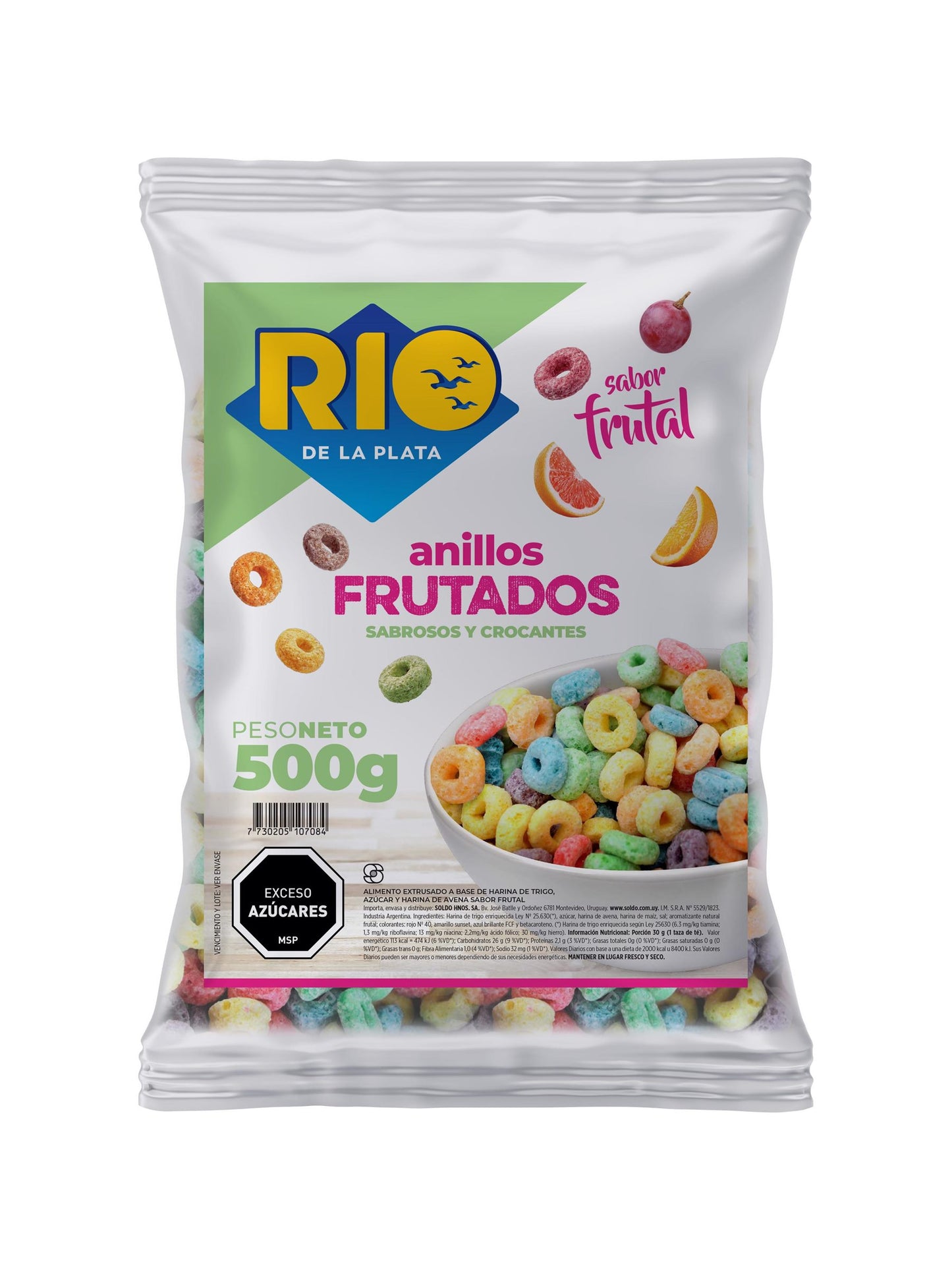 CEREALES RIO DE LA PLATA ARITOS 500 GRS. FRUTADOS (10708)
