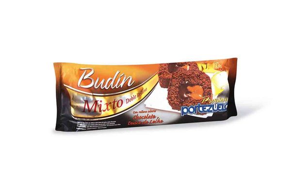 114625 BUDIN PORTEZUELO 275 GRS. MANTECADO MIXTO RELL. DL CHOC.