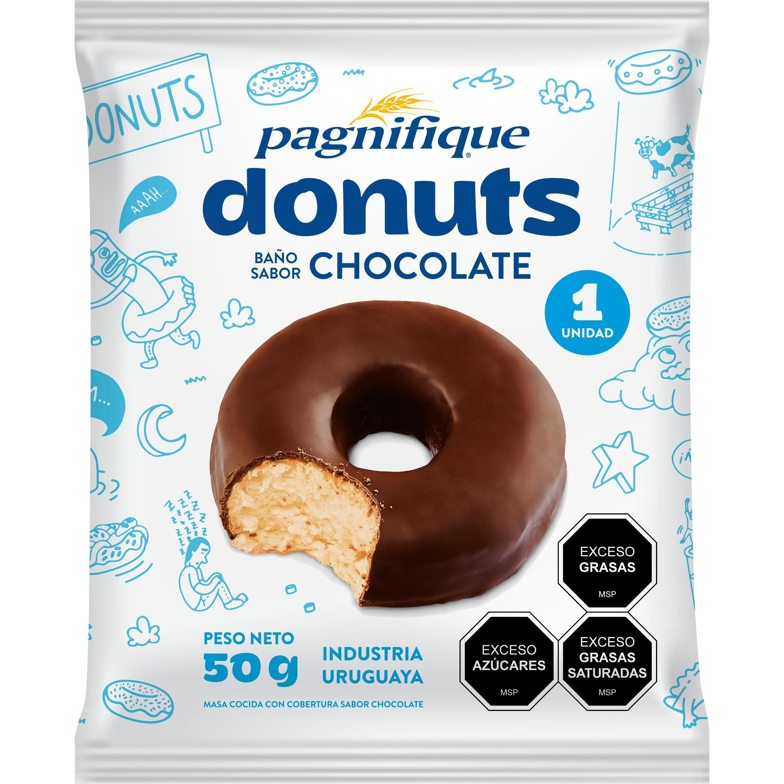 115408 DONUTS CHOC. NEGRO Y BLANCO PAGNIFIQUE X UN. (1601)