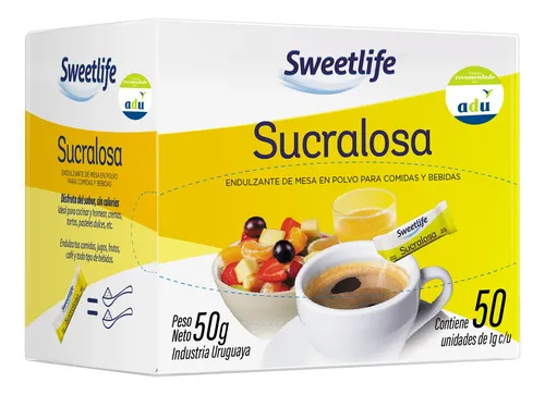 EDULCORANTE SWEETLIFE STEVIA 50 SOBRES (15072)