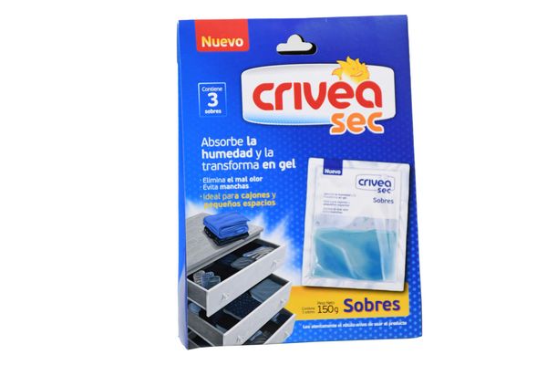 116346 ABSORBENTE HUMEDAD CRIVEA SEC 3 SOBRES 150 GRS. (0208)