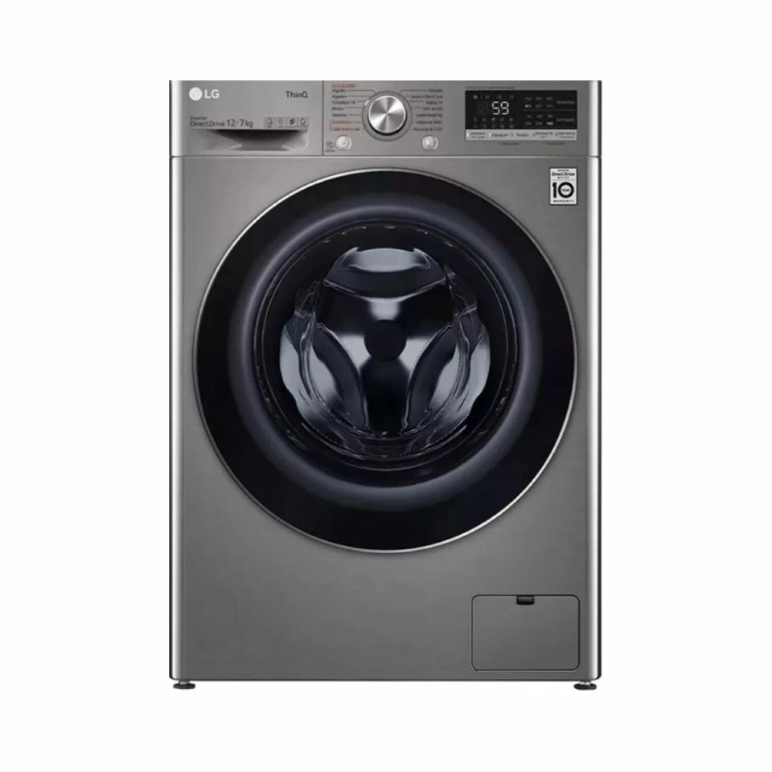 LAVASECARROPA LG INVERTER WD12VVC4S6C 12 KG. C/FRONTAL