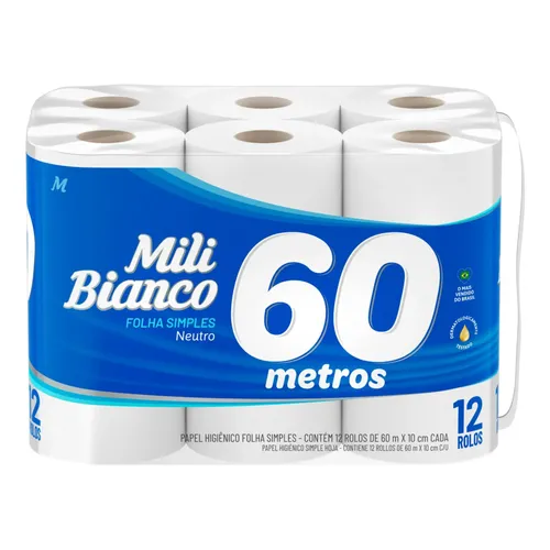 117328 PAPEL HIGIENICO NOBLE 1 UN. 60 M. (992)
