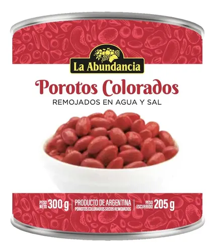 117583 POROTO COLORADO LA ABUNDANCIA 1 KG. (51091)