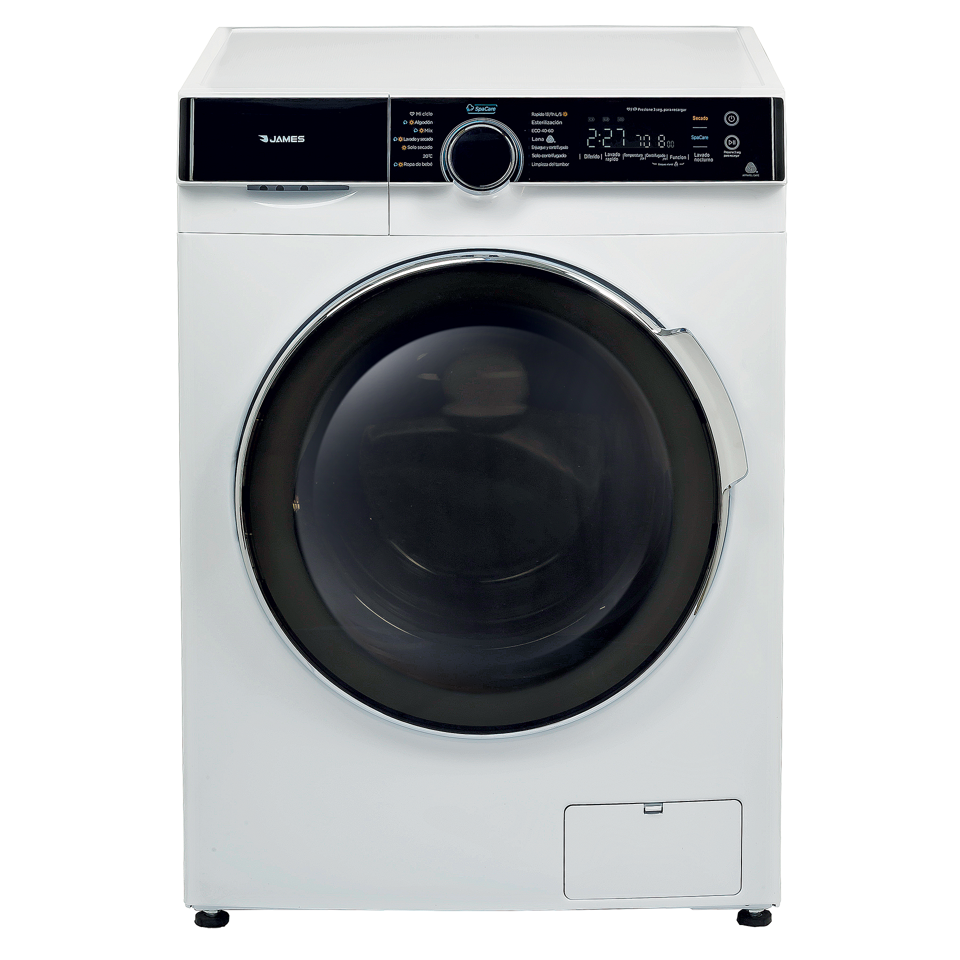 LAVASECARROPA JAMES INVERTER LSE1016 BL G3 10,5 KG C/FRONTAL