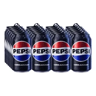 117883 PEPSI-COLA BLACK LATA 354 CC. FUNDA X 6