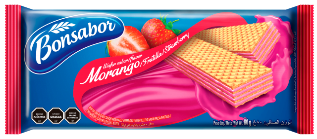 WAFFLE BONSABOR  80 GRS. FRUTILLA (0101247681)