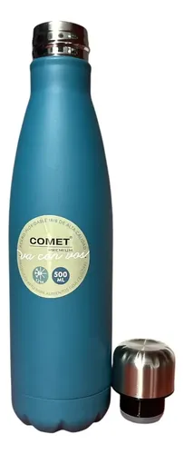 120127 BOTELLA A. INOX. COMET 500 ML. AZUL PETROLEO (CTI1039AP)