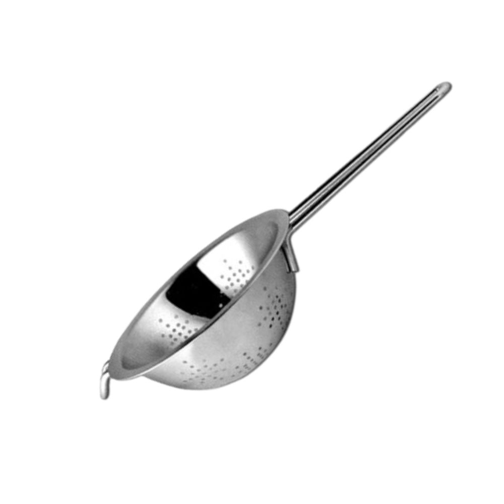 120723 COLADOR AC. INOX. C/MANGO Y OREJA 12 CM. PALERMO (AC18)