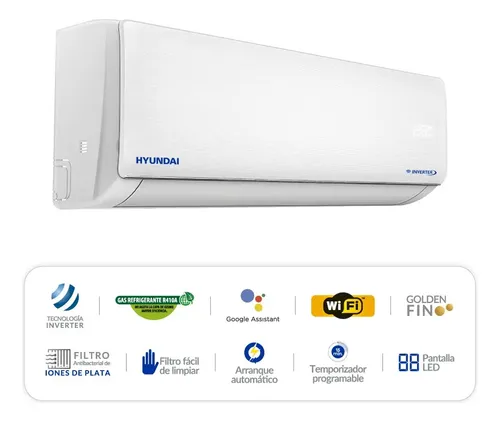 ACONDICIONADOR AIRE INVERTER HYUNDAI 12000 BTU (HYDT12INV)