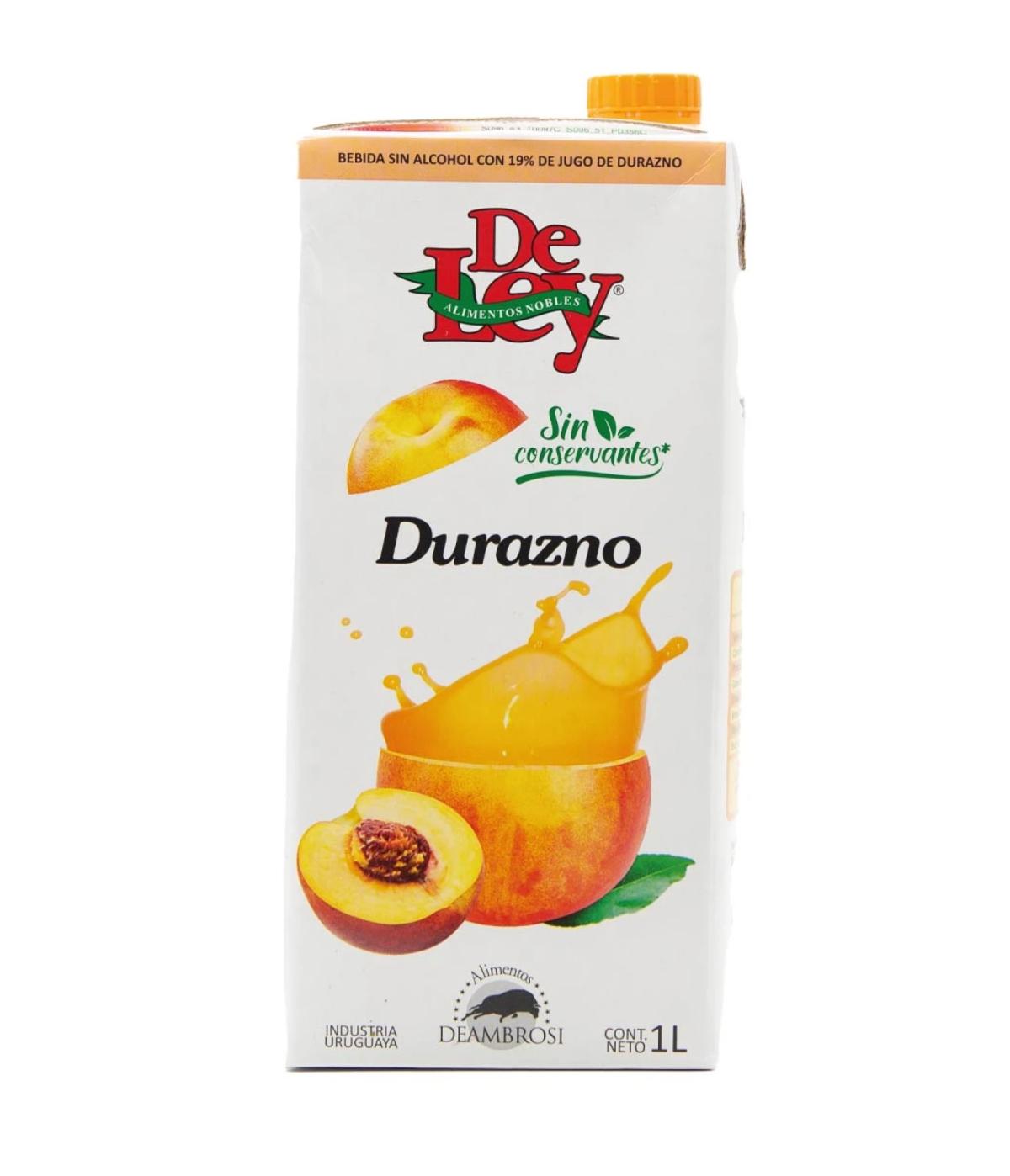 121579 JUGO DE LEY LIGHT TETRA 1 LT. DURAZNO (4067)
