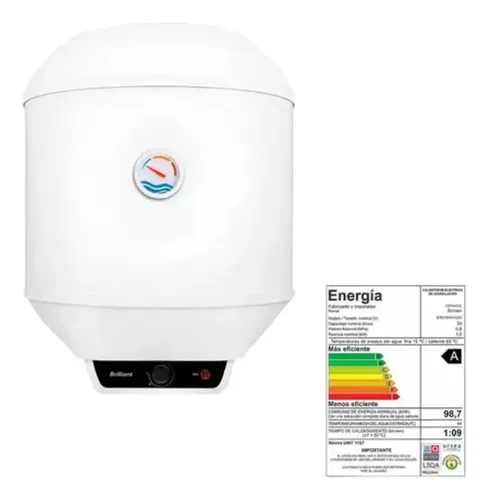 CALENTADOR AGUA BRILLIANT  50 LTS. (BREV50WH)