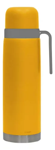 122738 TERMO A. INOX. COMET MANIJA RIGIDA 1 LT.+ MATE AMARILLO (W10035Y)