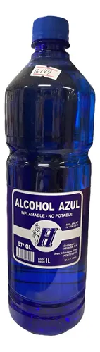 122784 ALCOHOL AZUL 87° CRISTAL 900 ML. (305500)