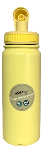 BOTELLA A. INOX. COMET PREMIUM 600 ML. AMARILLA (W60YY)