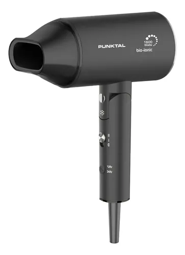 122883 SECADOR DE CABELLOS PUNKTAL PK-2100 P/VIAJE ION 1600W (3806)