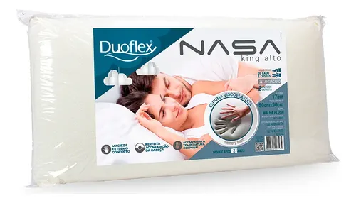 122932 ALMOHADA DUOFLEX NASA KING ALTO 50 X 90 X 17 CM. (NN1016)