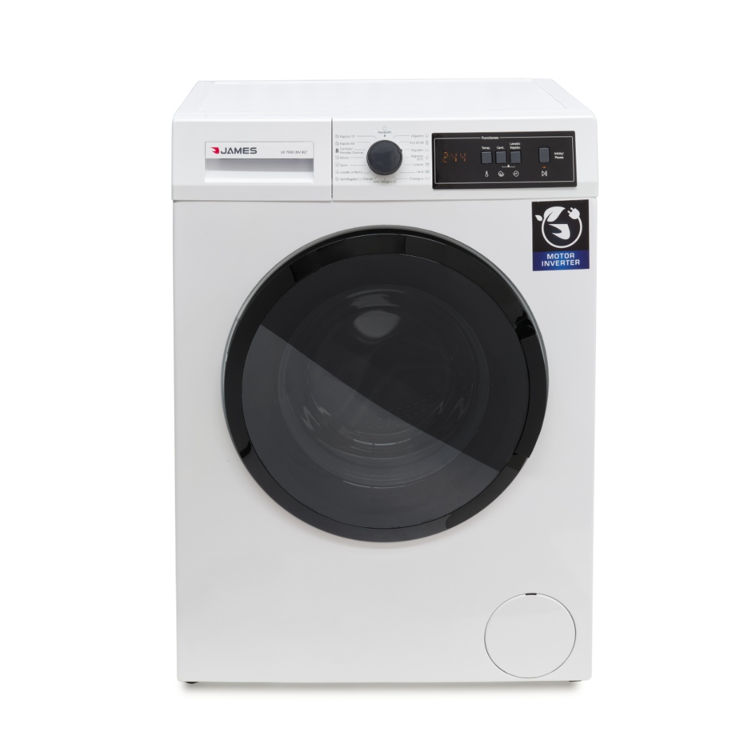 LAVARROPA JAMES INVERTER LR 7990 (TQ) 7 KG. CARGA FRONTAL
