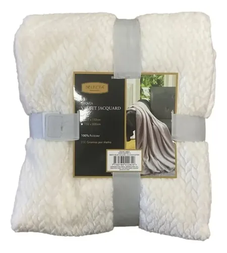123445 MANTA VELVET SELECTA 1,27X1,52 M COL. SURT. (408052)